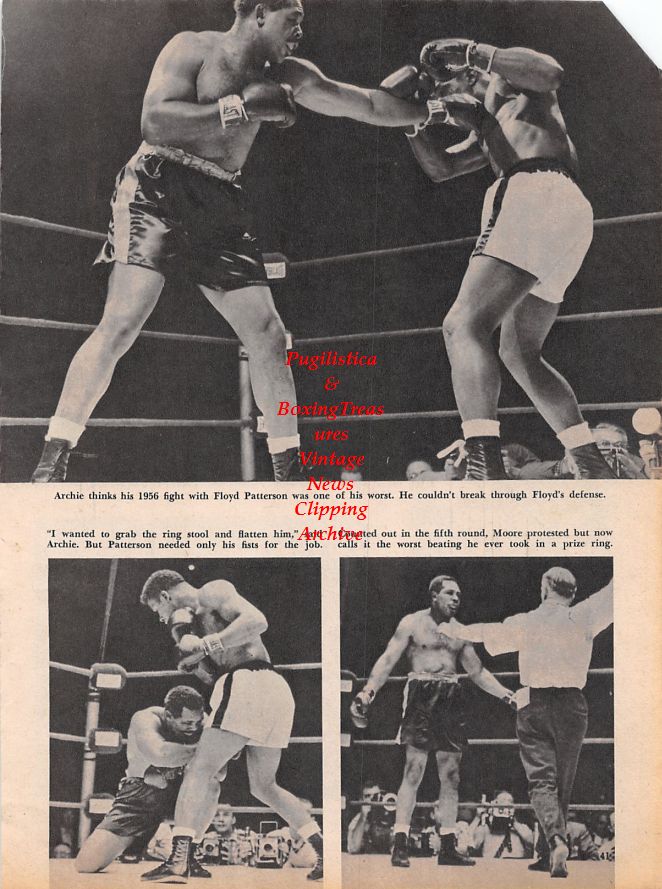 Boxing News Clipping #1157 - Archie Moore, Tony Anthony, Charley Norkus, Floyd Patterson