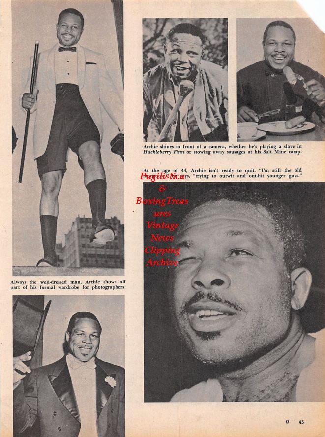 Boxing News Clipping #1159 - Archie Moore, Jack Bonami