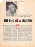 Boxing News Clipping #1162 - Sugar Ray Robinson, Mickey Walker, Jack Kearns