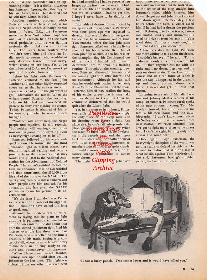 Boxing News Clipping #1165 - Emile Griffith