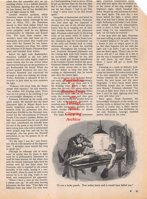 Boxing News Clipping #1165 - Emile Griffith