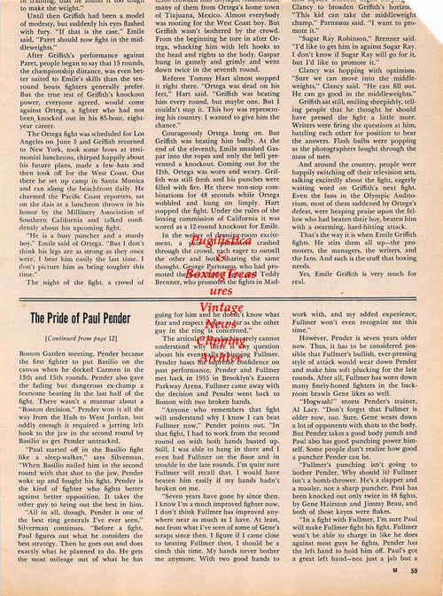Boxing News Clipping #1166 - Paul Pender