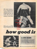 Boxing News Clipping #1176 - Don Cockell, Harry Kid Matthews, Randy Turpin, Sandy Sadler vs. Willie Pep