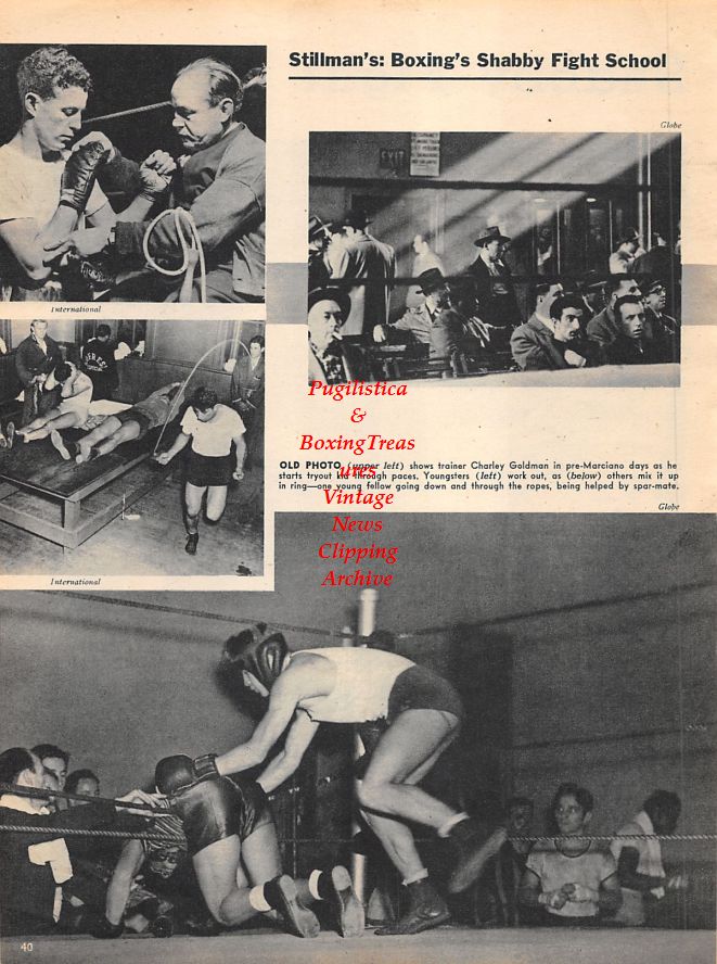 Boxing News Clipping #1187 - Scenes from Stillman's Boxing Gym