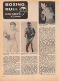 Boxing News Clipping #119 - Victor Etchegaray, Leo Houck, Georgie Pace, Rocky Graziano, Ben Villaflor