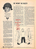 Boxing News Clipping #1193 - Humorous Boxing Cartoons, Lieut. Carl Dodd