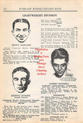 Boxing News Clipping #12 - Benny Leonard, Johnny Dundee, Sammy Mandell