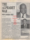 Boxing News Clipping #1213 - Bob Lee, Jose Sulaiman, Sugar Ray Leonard