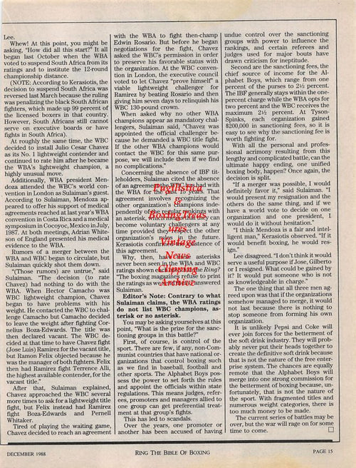 Boxing News Clipping #1215 - Mauro Mina