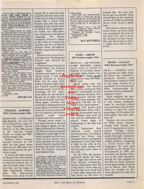 Boxing News Clipping #1218 - Kaokor Galaxy vs. Sung-Kil Moon