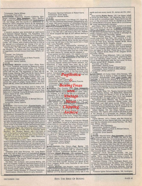 Boxing News Clipping #1228 - Orlin Norris, Jeff Franklin, Hedgemon Lewis