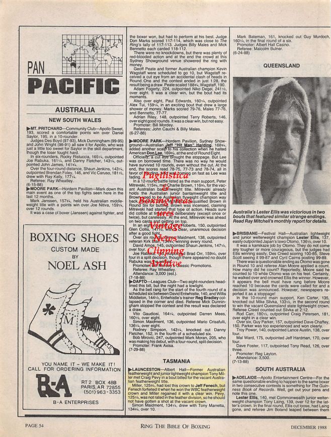 Boxing News Clipping #1231 - Lester Ellis