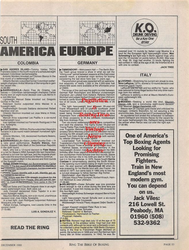 Boxing News Clipping #1231 - Lester Ellis