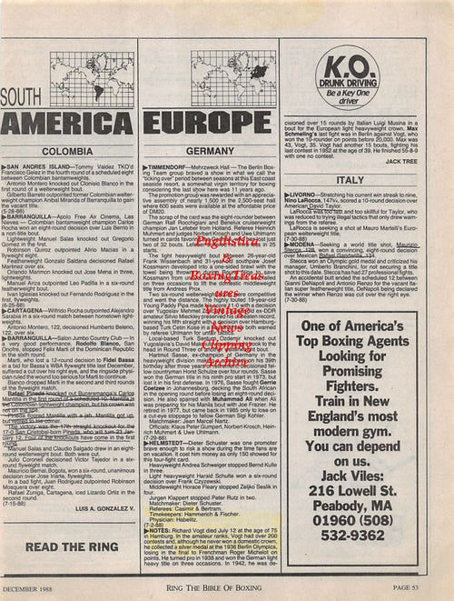 Boxing News Clipping #1231 - Lester Ellis