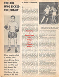 Boxing News Clipping #1241 - Denny Moyer, Benny Kid Paret, Kid Norfolk, Battling Siki
