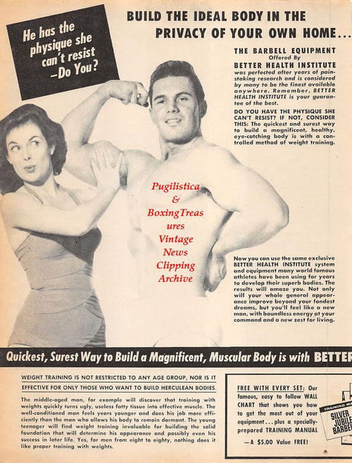 Boxing News Clipping #1251 - Cassius Clay / Muhammad Ali 1960 clipping