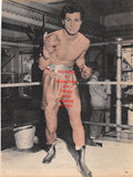 Boxing News Clipping #1261 - Art Aragon pin-up, Jimmy Roche and others