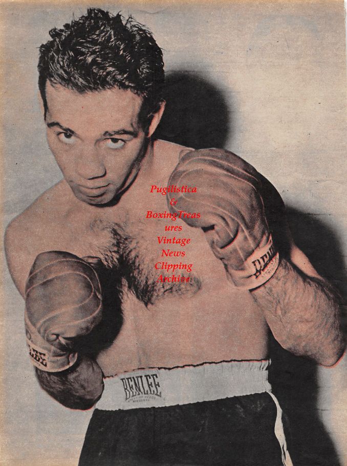 Boxing News Clipping #1264 - Paddy DeMarco pin-up, Tommy Loughran