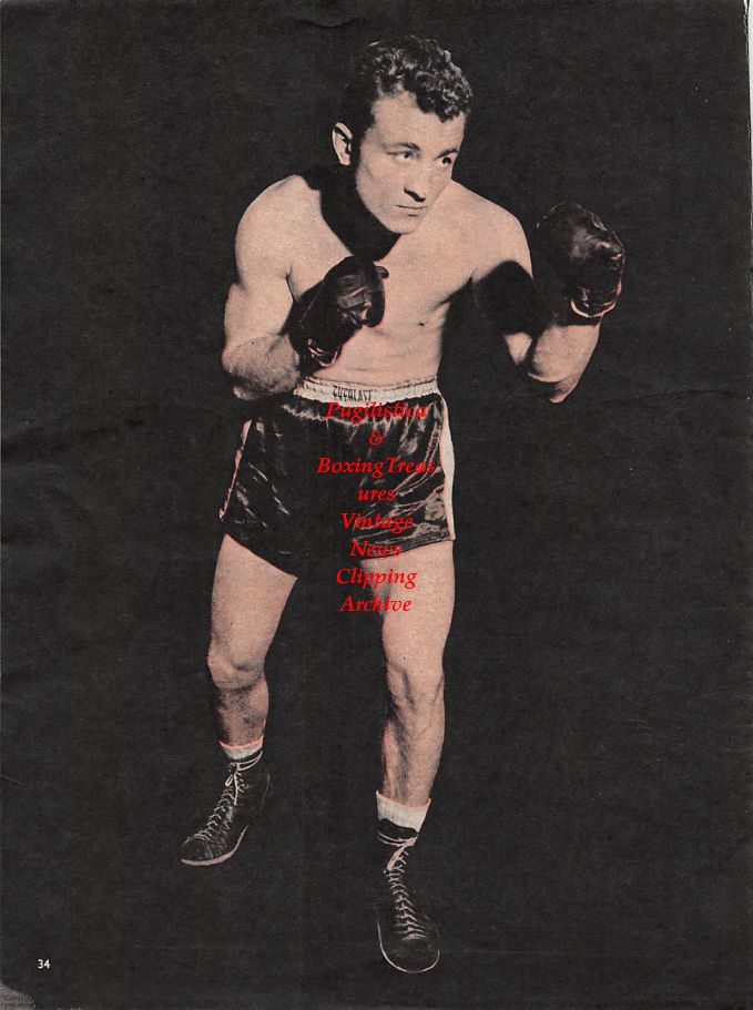 Boxing News Clipping #1268 - Paddy Young pin-up, Kid McCoy, Tom Sharkey