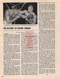 Boxing News Clipping #1272 - Ezzard Charles vs. Harold Johnson