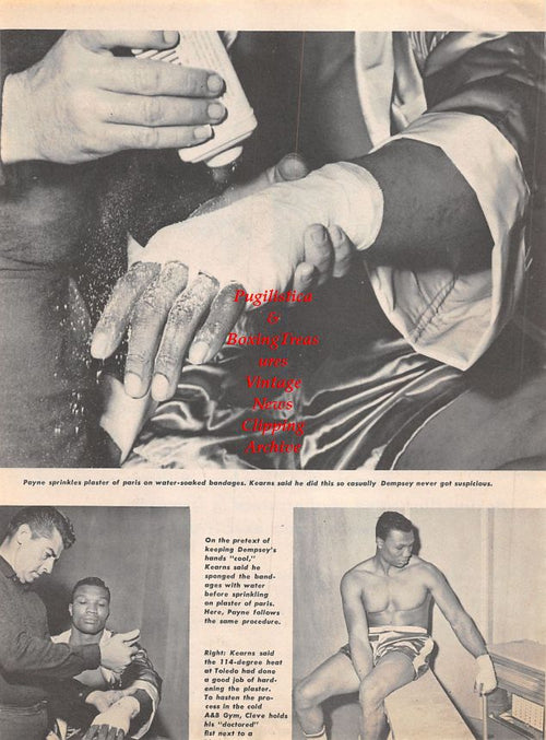Boxing News Clipping #1285 - Cleveland Williams, Perry Payne, Hugh Benbow