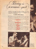Boxing News Clipping #1305 - Bobo Olson vs. Randy Turpin, Mushky Salow, Jimmy DeAngelo, Vinnie Cerola, Sol Gold, Al Buck, Sid Flaherty, Dewey Fragetta, Ray Arcel