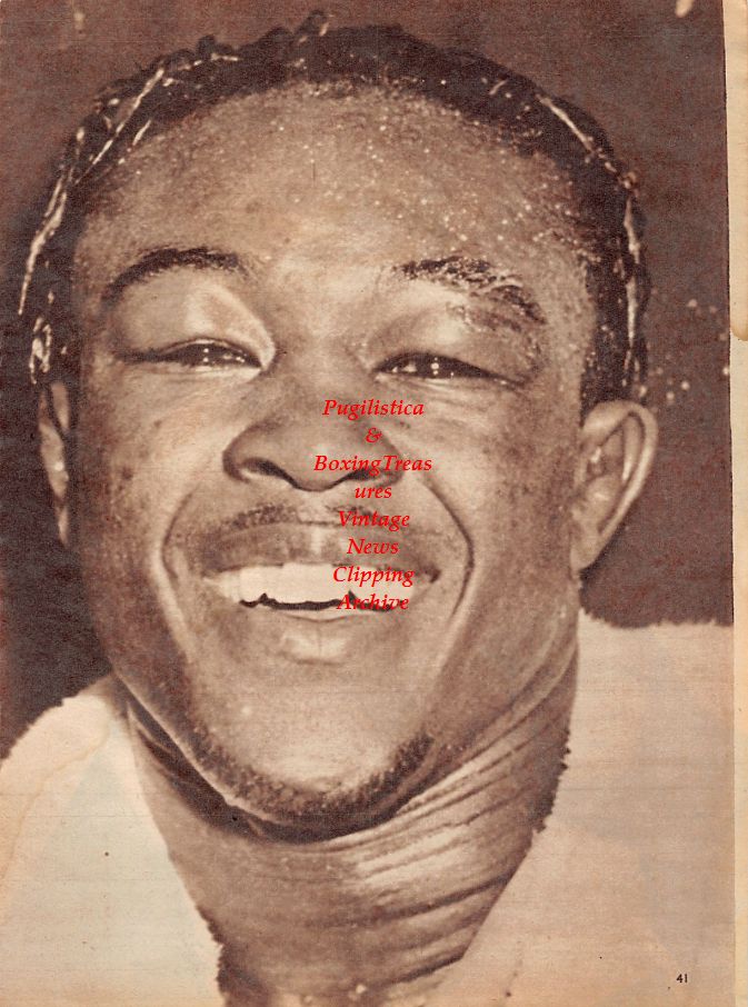 Boxing News Clipping #1315 - Kid Gavilan and Carmen Basilio full page Pin-ups