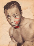 Boxing News Clipping #1318 - Johnny Bratton pin-up, Billy Graham pin-up