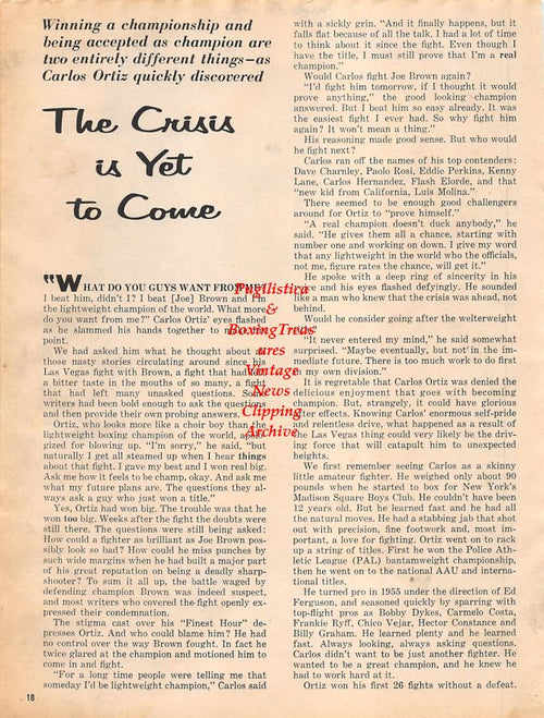 Boxing News Clipping #1330 - Harold Johnson