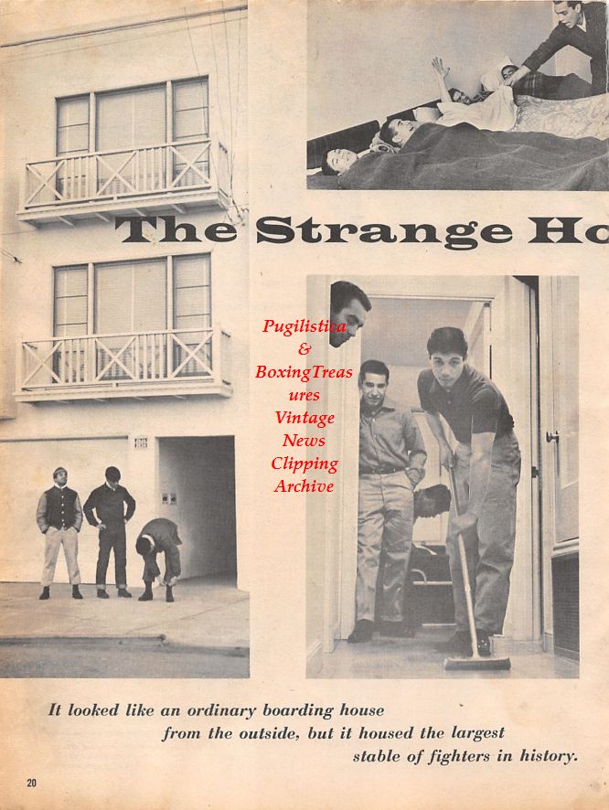 Boxing News Clipping #1331 - Sid Flaherty Boarding House Boxing, Carlos Ortiz