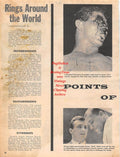 Boxing News Clipping #1338 - Florentino Fernandez, Gustav Scholz, George Logan