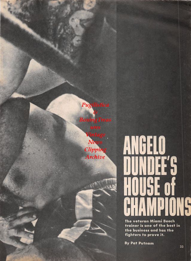 Boxing News Clipping #1352 - Luis Rodriguez vs. Jess Smith, Sugar Ramos vs. Spanky McFadden