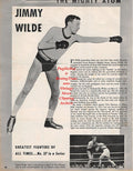 Boxing News Clipping #1371 - Jimmy Wilde, Jack Johnson, Harry Wills, Carl Bobo Olson, Barney Ross