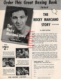 Boxing News Clipping #1372 - Rocky Marciano book ad, Paddy DeMarco