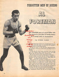Boxing News Clipping #1380 - Al Foreman, Sugar Ray Robinson