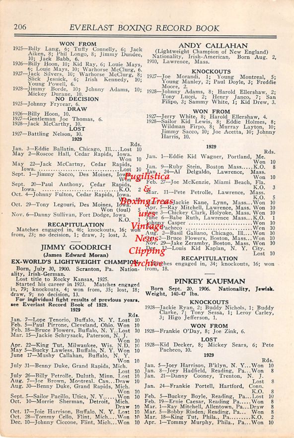 Boxing News Clipping #14 - Spug Meyers, "Iowa" Joe Rivers