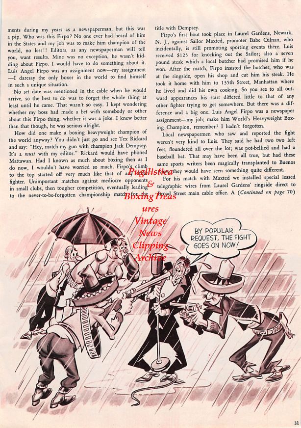 Boxing News Clipping #1405 - Archie Moore vs. Joey Maxim