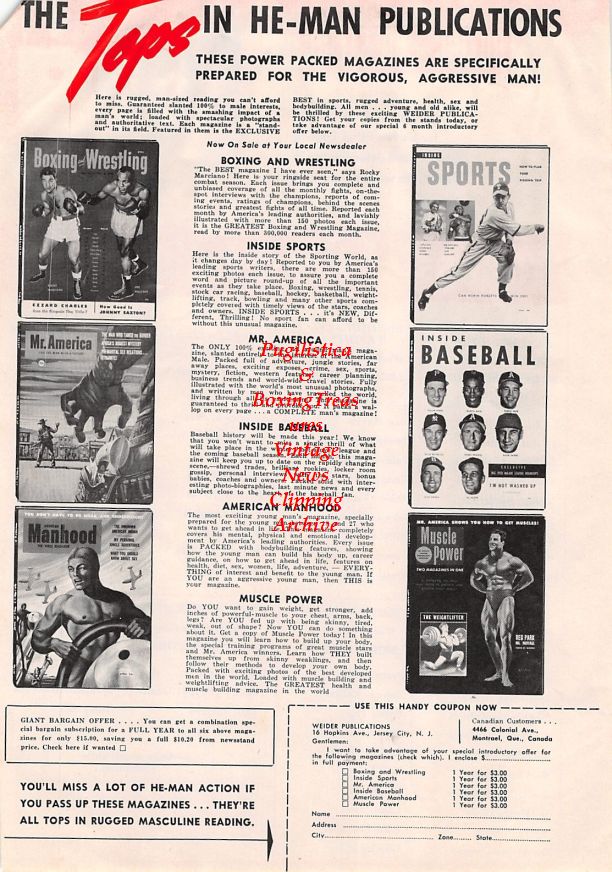 Boxing News Clipping #1409 - Kid Gavilan