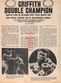Boxing News Clipping #1413 - Emile Griffith vs. Dick Tiger