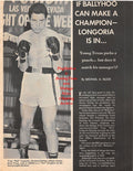 Boxing News Clipping #1449 - Tony Longoria, Pat O'Grady, Willie Earls