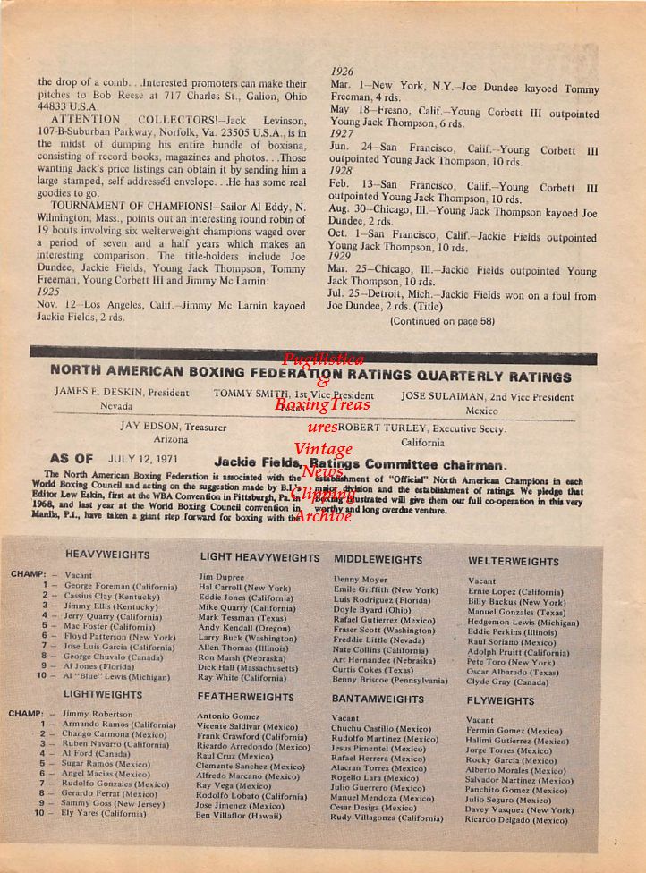 Boxing News Clipping #145 - Jack Johnson