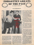 Boxing News Clipping #1452 - Paul Berlenbach, Aubrey Cull vs. Eric Chaulk, Harold Hussey vs. Wally Goulding