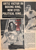 Boxing News Clipping #1462 - Carlos Ortiz, Johnny Bizzarro, Sonny Liston, Roger Rouse