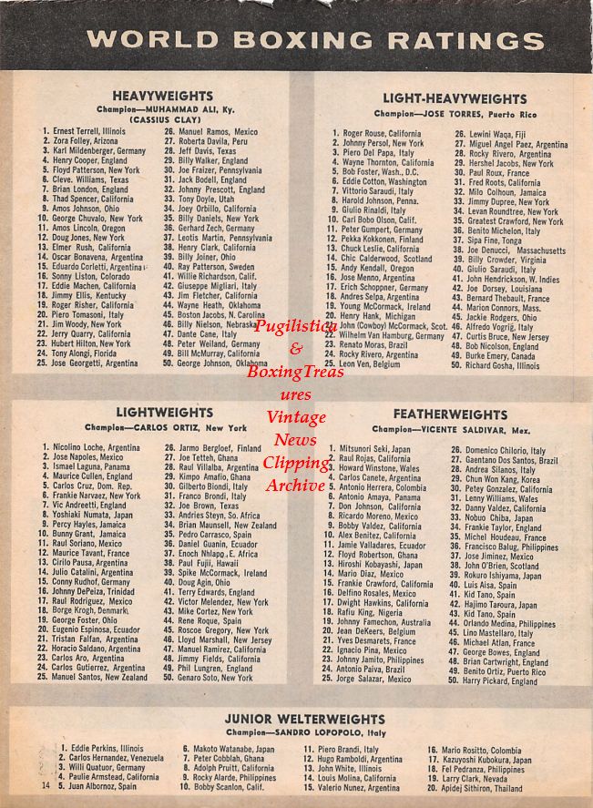 Boxing News Clipping #1465 - Randolph Turpin, Don Cockell, Charley Humez