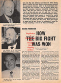 Boxing News Clipping #1477 - J. Onslow Fane, Jack Solomons, Sam Burns, Frankie Goodman, Henry Armstrong, Bud Taylor, Ceferino Garcia, Lauro Salas, Leo Houck