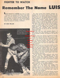 Boxing News Clipping #1502 - Luis Molina vs. Timmy Jefferson, Pancho Villa vs. Jimmy Wilde