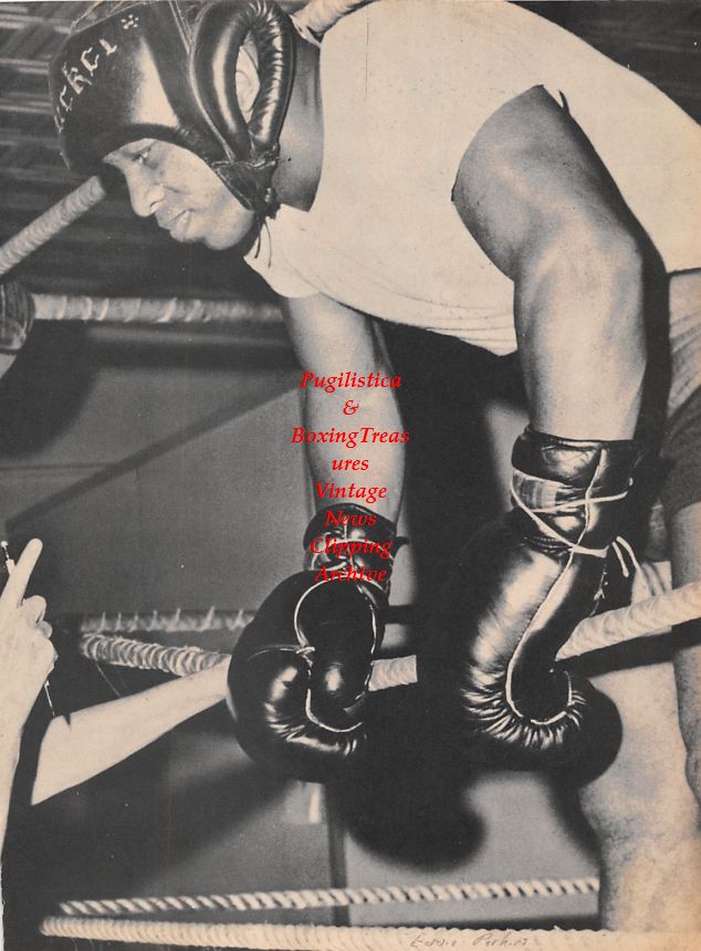 Boxing News Clipping #1518 - Eddie Perkins, Johnny Coulon gym in Chicago