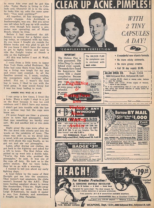 Boxing News Clipping #1522 - Lou Ambers vs. Henry Armstrong