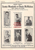 Boxing News Clipping #1544 - Jimmy Hutchison, Louis Kid Kaplan, Juan Bieza, Spencer Gardner, Charley Nashert, Joe Ryder