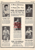 Boxing News Clipping #1548 - Clonie Tait, Joe Tiplitz, Lew Tendler, Benny Bass, Jack Gallagher,